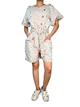 Enterito Denim Floreado