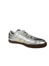 Zapatillas Cuero Metalizado