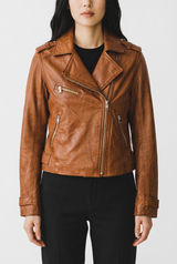 Chaqueta Biker Cuero