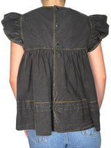 Blusa Negro Gastado