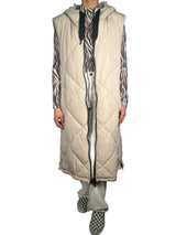 Chaqueta Larga Sin Mangas