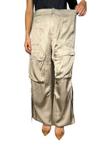 Pantalón Cargo Satinado