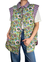 Parca Butterfly Verde Sin Mangas