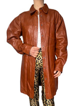 Chaqueta Larga Cuero