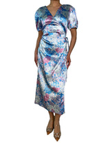 Vestido Wrap Satinado