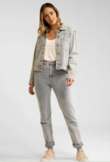 Chaqueta Classic Boyfriend Denim Light Wash