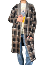 Sweater tipo abrigo Largo