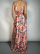 Conjunto Sin Mangas Hojas Coral