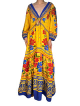 Vestido Floral Yard Lino