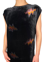 Vestido Estampado Rayos