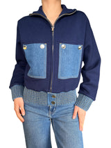 Chaqueta Bomber Tejida