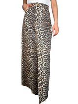 Falda Denim Leopardo