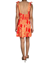 Vestido Emily Palm Print Fit & Flare