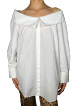 Blusa de Cuello Ancho