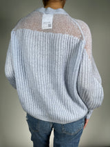 Sweater Tejido Azul Claro