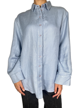 Camisa Lino Azul