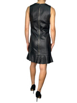 Vestido Corto Cuero