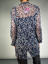 Blusa Seda Traslucida