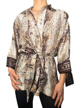 Blusa Snakeskin Print