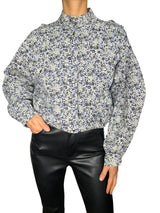 Chaqueta Denim Flores