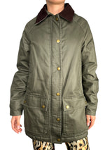 Chaqueta Cuello Cotelé Café