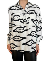 Blusa Kisses Viscosa Oversize