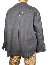 Chaqueta Denim Tachas