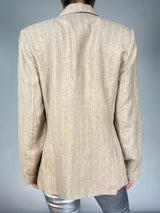 Blazer Lino Rayas