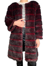 Abrigo Peludo Morado