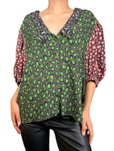 Blusa Viscosa Animal Print
