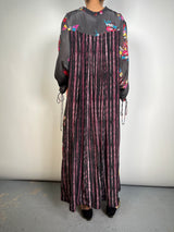 Vestido Hungal Butterfly Stripes