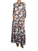 Vestido Azul Estampado