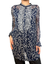 Blusa Seda Traslucida