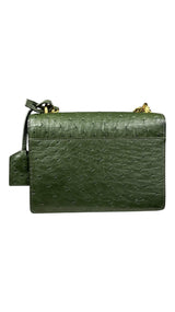 Cartera Cuero Verde