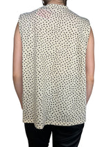 Polera Lunares y Fibras Metalizadas