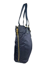 Cartera Azul Marino Tessuto