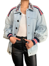 Chaqueta Cuello Bordado