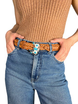 Cinturón Cuero Trenzado