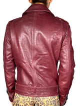 Chaqueta Tipo Biker Cuero