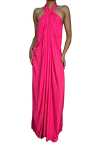 Vestido Fucsia Asimétrico