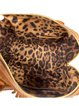 Bolso Cuero Flecos