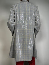 Abrigo Cuadros Lentejuelas