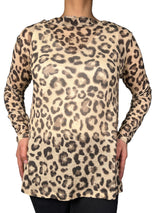 Polera Estampado Leopardo