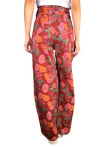 Jeans Rocky Red Flowers