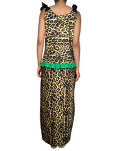 Vestido Vuelo Verde Elasticado