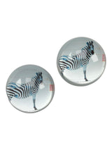 Set de 2 Pisapapeles Cebra