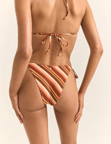 Bottom Chica Stripe Tie Side Hi Cut