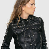 Chaqueta Narita Black Ecocuero
