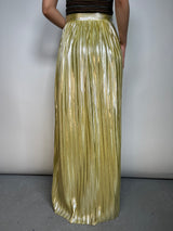 Falda Plisada Metallic