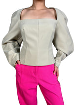 Blusa Cuello Cuadrado